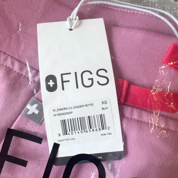 🩷 CHALK PINK Figs Zamora 2.0 Joggers XS, SMALL, MEDIUM PETITE BNWT - Picture 3 of 4